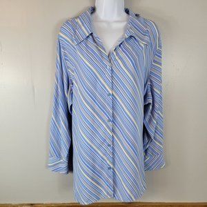 Jaclyn Smith Classic Plus Size 22W Blouse